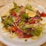 ツバメキッチン - ハチビキと新玉ねぎのカルパッチョ