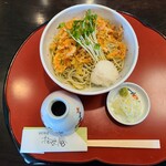 Teuchi Soba Shouei An - 桜えびのぶっかけそば(1390円)です。