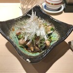 焼鳥 おみ乃 - 皮ポン酢あえ