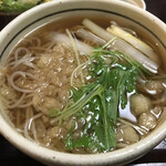Tatsunoi - 辰ノ井定食(880円)の蕎麦は温そば