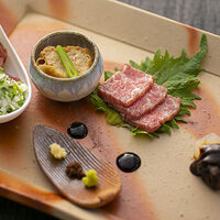 特選黒毛和牛の炙り 四種盛り