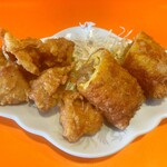 Spring rolls & fried chicken