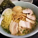 塩そば専門店 桑ばら - 秋刀魚香油の肉塩中華そば