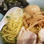 塩そば専門店 桑ばら - 秋刀魚香油の肉塩中華そば