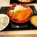 Katsuya - ダブルロースカツ定食　¥1,045-