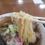 中華そば　さたけ - 中細麺