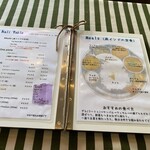 カーリー・テーブル - メニュー