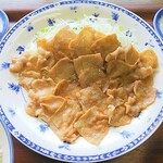 グリル赤坂 - 肉の生姜焼き定食(アップ)