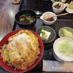 蕎麦切り 翁 - ミニカツ丼・蕎麦セット