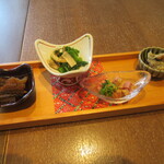 Marutake 'Zen' - 「季節の前菜四種」