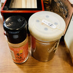 讃松庵 - 卓上の七味・一味