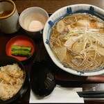 Soji bou - けんちんそば定食¥846+税