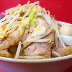ラーメン二郎 - ラーメン小＋ニンニク多め＋ショウガ半分