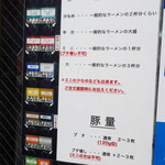 ラーメン二郎 - メニュー