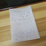 青葉 直利庵 - 伝票です