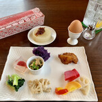 Coffee House AMOR - 前菜 & 茹で卵