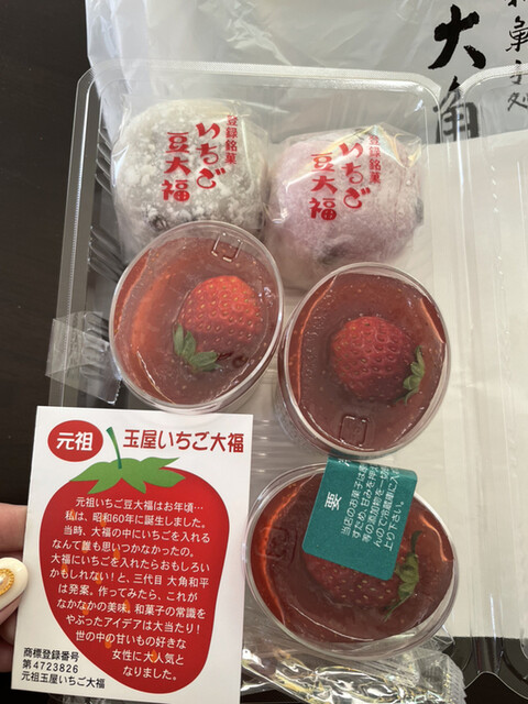 大角 玉屋 いちご 大福 値段