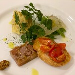 オステリア　オルカドーロ - 前菜４種