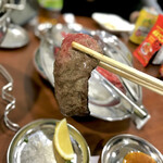 オカダ食品株式会社 - 特上ハラミ 焼肉カット 食べ頃リフト