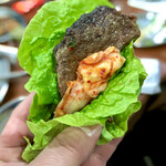 オカダ食品株式会社 - 特上ハラミ 焼肉カット サンチュ＆キムチ