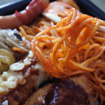 ほっともっと - 料理写真:BIGのり弁当（ナポリタン）550円税込＋ライス大盛り50円