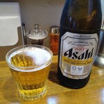 中華そばや 和凡 - 瓶ビールは2種から選べます