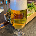 サムギョプサル 韓国料理 バブ - 生ビールで乾杯✨