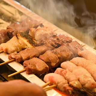 Our proud `` Grilled skewer'' served with a ``secret sauce'' that has been used for over 50 years.