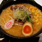 つけ麺 岡崎 - 2021年2月味噌らーめん大盛り800円