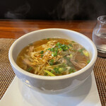 Imaishi Hanten Suzuka - 葱チャーシュー麺　コースの締めでもいただきますが、葱とチャーシューと醤油味のスープがよく合い、大好きな一品です⭐️⭐️⭐️⭐️⭐️