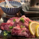 焼肉 もうもうくうくう - 上カルビセット（肉1.5倍無料、ライス大盛無料）　1200円