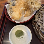 Soba Kiyose Raku An - 抹茶塩が嬉しいね！