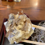 Soba Kiyose Raku An - イケナイ‼️また舞茸天から食べるの忘れてた❣️