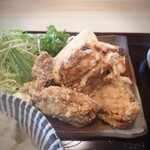 50圓焼鳥 大衆酒場 ぐりどっちん - ハラスとミニ唐揚げ定食750円