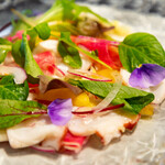 SOLVERT - タコのカルパッチョ