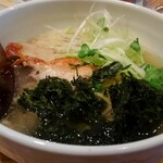 会津ラーメン 和 - 投入後