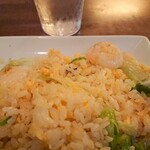 中華料理 大連餃子 - エビ炒飯の海老