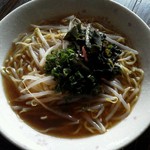 Hoshino Kura - 海の中のぶたさんラーメン　しょうゆ味なんだけど…ほのかに…スープが…