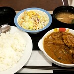 Matsuya - マッサマンカレー生野菜セット：830円