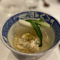 うぶか - 温物：栗蟹　聖護院蕪　うるい