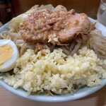 ラーメン富士丸 - 【再訪】ラーメン(ニンニク多め)