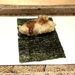 日本橋 蕎ノ字 - カキ 磯辺巻き