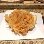 日本橋 蕎ノ字 - 桜えびかき揚げ