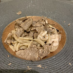 カーサ・デル・チーボ - 八戸産　真鱈の白子と黒トリュフ　ノルチャ風　グラニャネージ社スパゲッティ