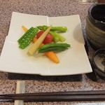 旬彩和食　あき山 - 野菜のおひたし