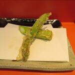 銀座 天一 - アスパラ