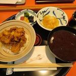 銀座 天一 - ミニ天丼セット