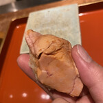 初音鮨 - あん肝の握り