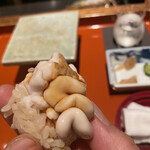 初音鮨 - 白子の握り