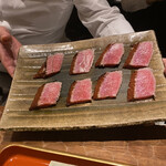 初音鮨 - 漬け大トロ炙り